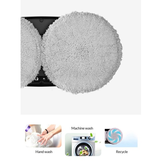 MOP ABSORBANT PENTRU ROBOT DE CURĂȚAT GEAMURI HUTT DDC55 2 BUC